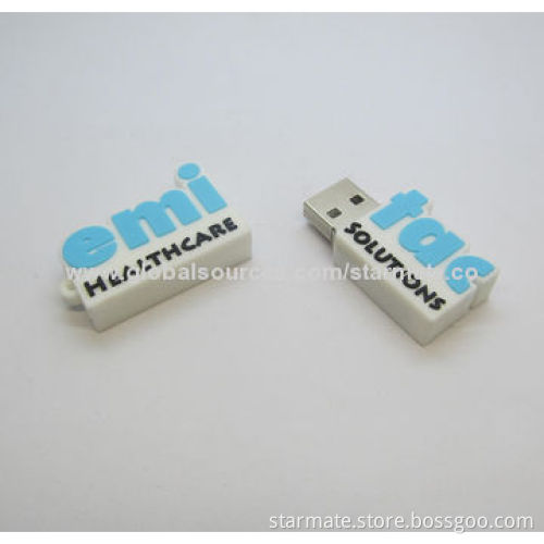 Custom-shaped USB Flash Drive, 128, 256, 512MB, 1, 2, 4, 8, 16, 32, 64GB Capacity